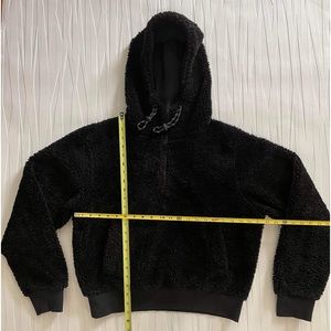 Lululemon  1/2 Zip Faux Oh So Sherpa Pullover Hoodie Size 10/Fits M EUC